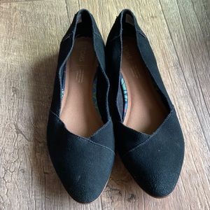 Toms Suede Pointed Toe Flats